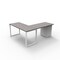 We'Re It Connect It L-Shaped Desk, 77 in D X 30 in H, 60 in W X Thermally Fused Laminate DI60304824L1BBF-WH-8827 - alternate 2